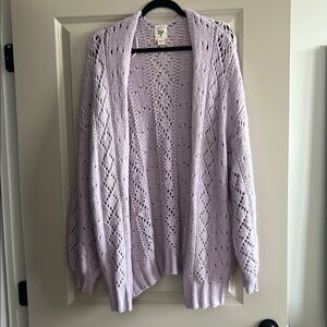 Billabong Lilac Knit Cardigan